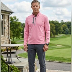RLX Ralph Lauren All‎ Gender Golf Luxury Jersey Pink Jacket S